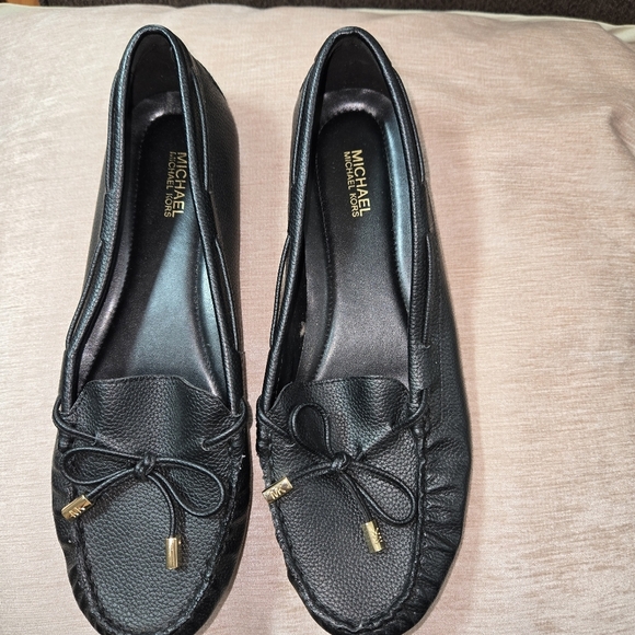 Michael Kors Black Moccasin-Style Shoes - Picture 1 of 5